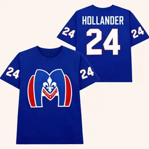 2-sided Heated Rivalry Merch Montreal Metros Tshirt Hollander 24 Tee Gifts For Him