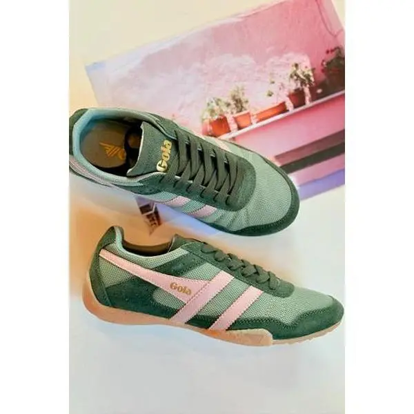 Gola Classics Women's Lace-Up Cascade Sneakers - Iconic Branding, Cushioned Insole, All Seasons, Everyday Sports Footwear