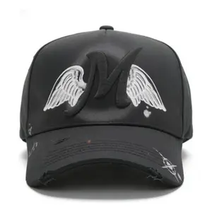 Rich Forever Series Chrome Texture G5 High Quality Black Adjustable Fashion Baseball Cap