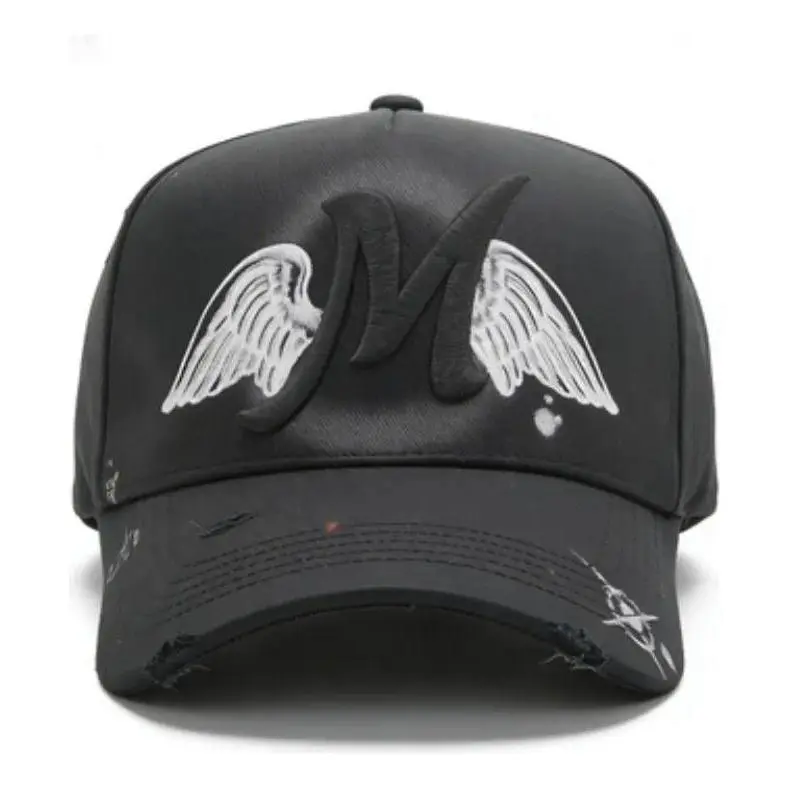 Rich Forever Series Chrome Texture G5 High Quality Black Adjustable Fashion Baseball Cap
