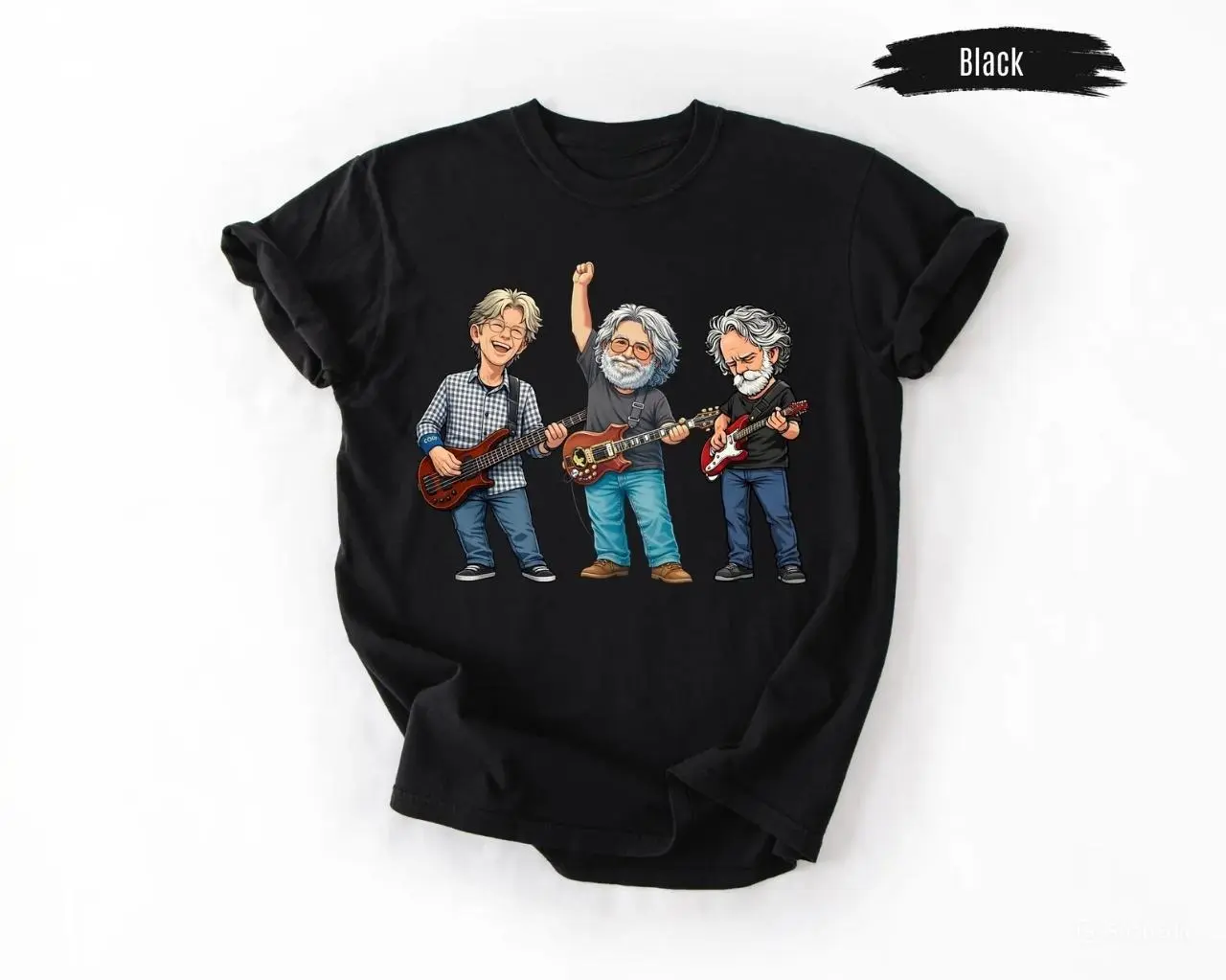 Grateful Dead Band Members Shirt, Bob Weir Jerry Garcia Phil Lesh Tribute Tee, Classic Rock Jam Band Shirt, Hot Concert Tee