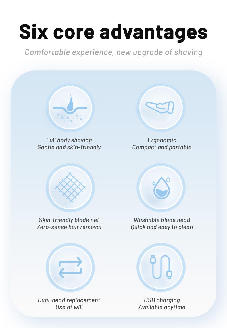 2 in 1 facial & eyebrow hair trimmer,Electric Eyebrow Trimmer, Lip Facial Body Hair Removal Tool, Facial Hair Care Tool, Electric Shaver Women, Eyebrow, Epilator Hair Remover#TikTokShopBacktoSchool