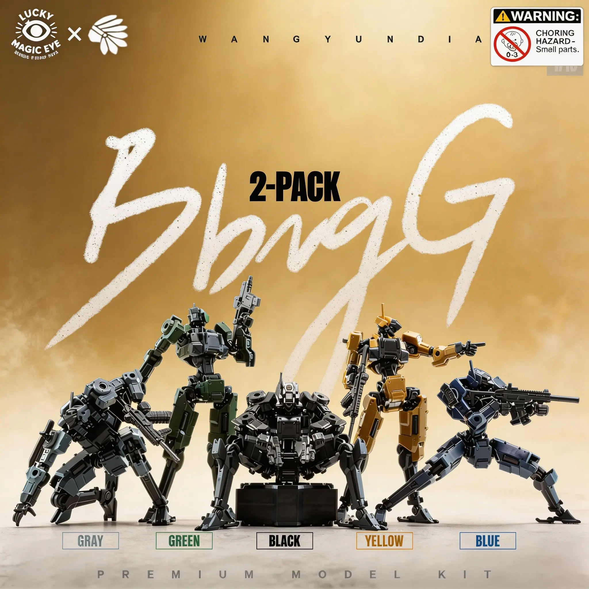 1/18 Scale Sci-Fi Mecha Model Kit, 32-Joint Articulated Robot, DIY Jointed Action Figure with Display Base, Replacement Hands, Tactical Gear, Collector's Set, Action Figures Playset