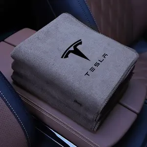 New Microfiber Car Wash Towel Cleaning Drying Cloth For Tesla Model Y Juniper Model 3 Model S Model X SpaceX Auto Accessories Tesla Compatibility