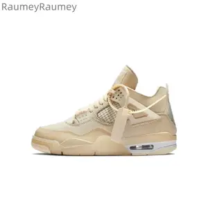 Retro 'Off White Sail' men's new lace-up men's breathable outdoor sneakers casual running shoes