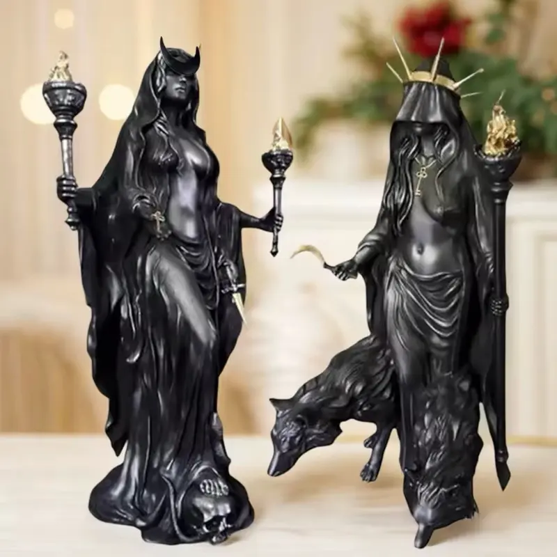 Hecate Goddess Altar Statue (Right)
