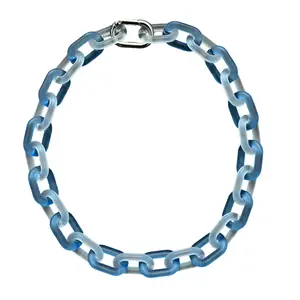 Blue X-Ray Link Necklace