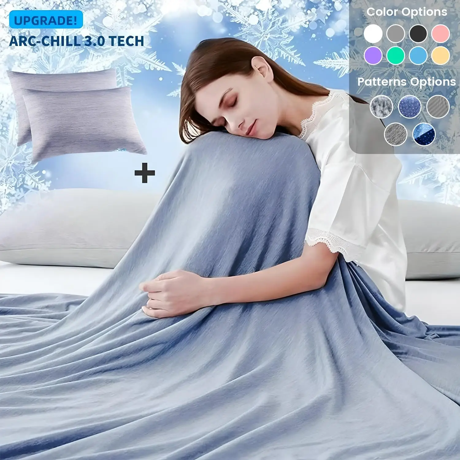 Elegear Cooling Blanket for Hot Sleepers, Arc-Chill Cooling Fabric, Absorbs Body Heat, viral cooling blanket, birthday gift xmas gift