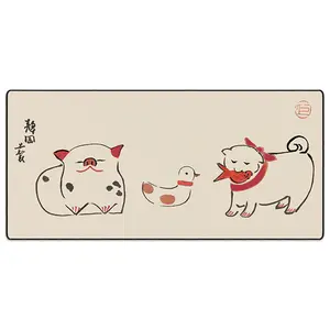 Bijutsu Collection II - Full Desk Mousepad for gaming or working - USA Printed mousepads + desk pads.