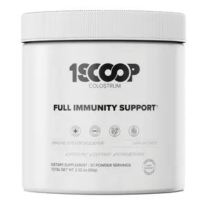 1SCOOP Full Immunity Colostrum - 400+ Bioactive Nutrients for Comprehensive Body Rejuvenation & Immune System Booster Powder Supplement