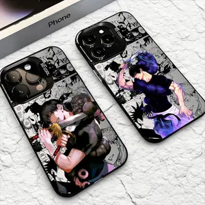 Anime Fushiguro T-Toji Jujutsu Kaisen Phone Cases For iPhone 17 Promax Pro Air 16 Plus 15 14 13 12 11 Matte Laser Aurora Shockproof Funda Cover