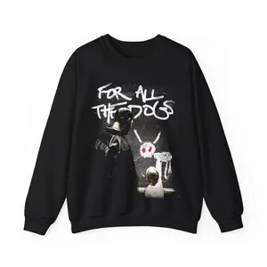 Men's Drake For All the Dogs Inspired Hiphop Heavy Blend™ Sweatshirt, Baggy Oversized Knit Fabric Top