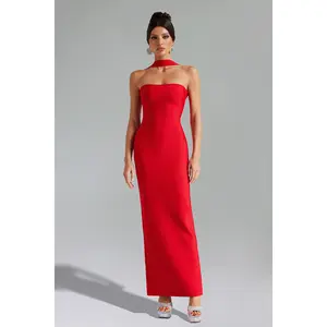 BellaBarnett Rosee Sleeveless Bandage Midi Dress