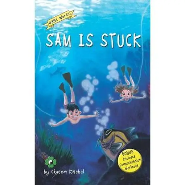 USED Book - Sam Is Stuck: Decodable Chapter Book by Knebel, Cigdem (Paperback) - english