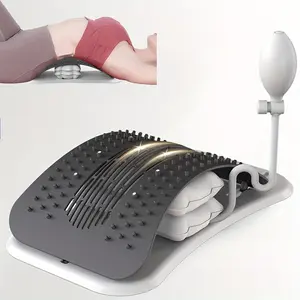 [Manual Back Stretcher] Multi-Level Back Massager Lumbar, Lower and Upper Back Stretcher Support, Manual Up and Down Back Stretcher, Spine Board