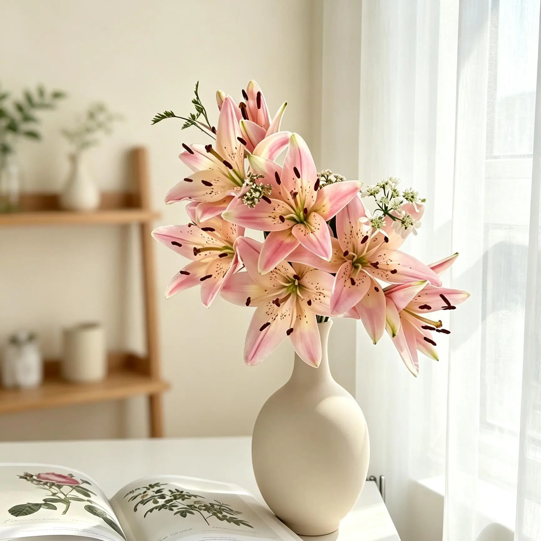 Lily Bulb, Beautiful Flower Garden Bulb, Elegant Blooming Lily for Outdoor Garden Patio Planting