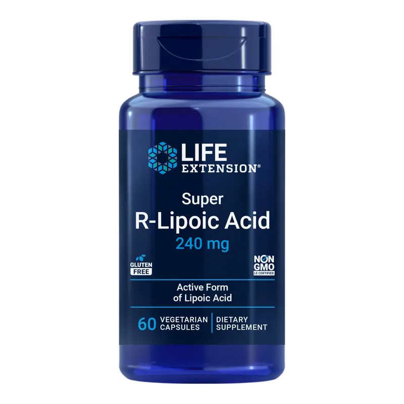 Life Extension Super R-Lipoic Acid 240 MG, 60 Vegetarian Capsules