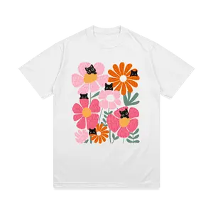 Anti Trum Subtle Retro Flower Cat Shirt, Subtle Antifascist Hidden Message TShirt