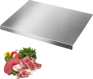 2026 New Stainless Steel Kitchen Cutting Board, Countertop Cutting Board  Mat for Meat, Fruits, Vegetables, Stainless Steel Chopping Board for Professional Chefs and Home Cooks (40x30cm)