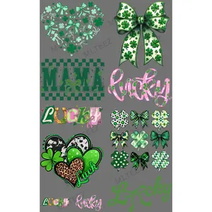 ST. PATTYS DAY (3) PREMADE GANGSHEET - 22X36 DTF TRANSFERS - DIRECT TO FILM
