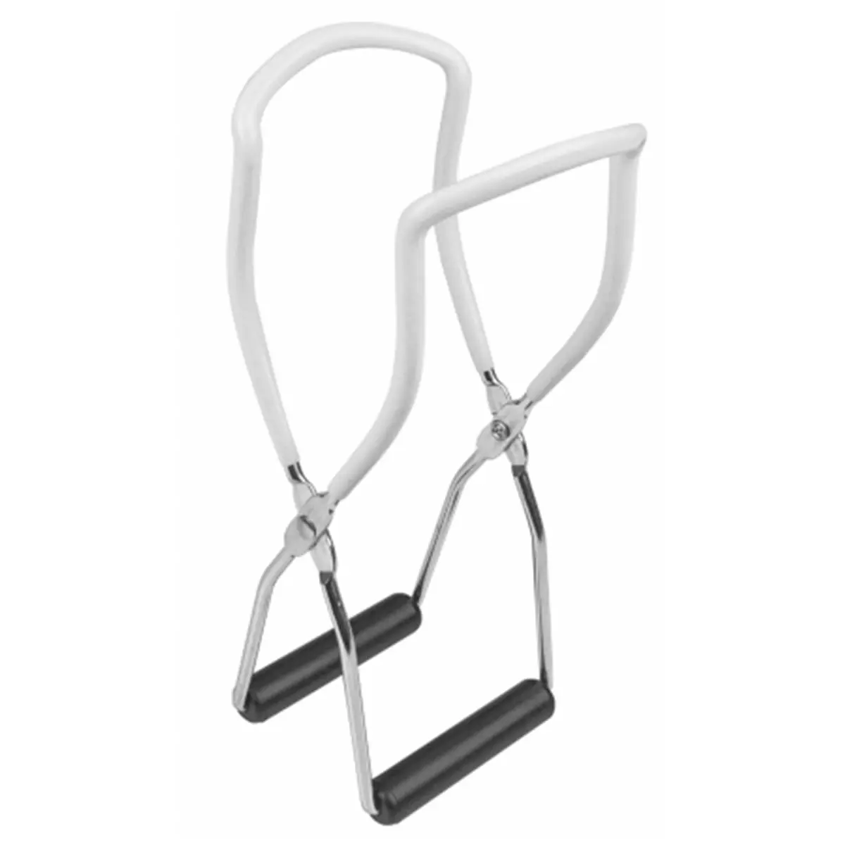 212 MAIN Chrome Steel Canning Jar Lifter, Steel Kitchen Utensil with PVC Handle, Utensils