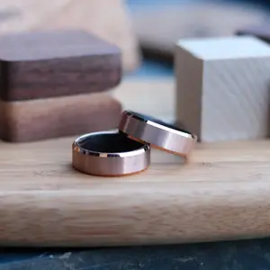 Lagos Tungsten Rosewood Ring | Men's | Joycoast