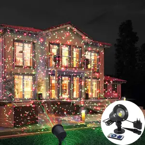 Garden Projector LED Landscape Stage Light Outdoor Waterproof Firefly Spotlights Yard Lawn Holiday Decor Laser Disco Party Christmas Wedding Projector