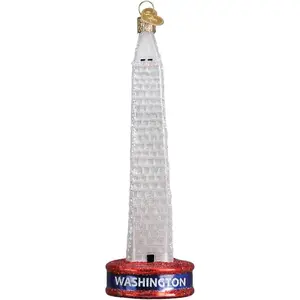 Old World Christmas Blown Glass Christmas Ornament, Washington Monument