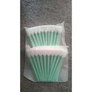 100pc 5.11" Square Rectangle Foam Cleaning Swab Sticks for Solvent Format Ink