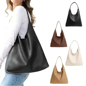 Hobo Bags for Women Soft Vegan Leather Shoulder Handbag Slouchy Tote Purses Large Capacity Material Stylish bag with pouch