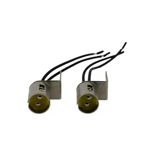 Rebaydo 2pcs BA15D Female Socket With Stand