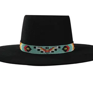 Twister Multi Colored Beaded Hatband 0276797