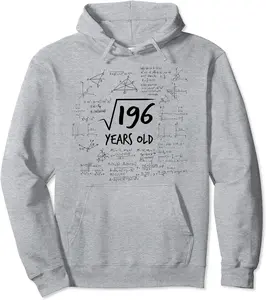 14th birthday - root of 196 mathematics nerd math Pullover Hoodie - Keithhodges Shop 82B08HZDBB1V