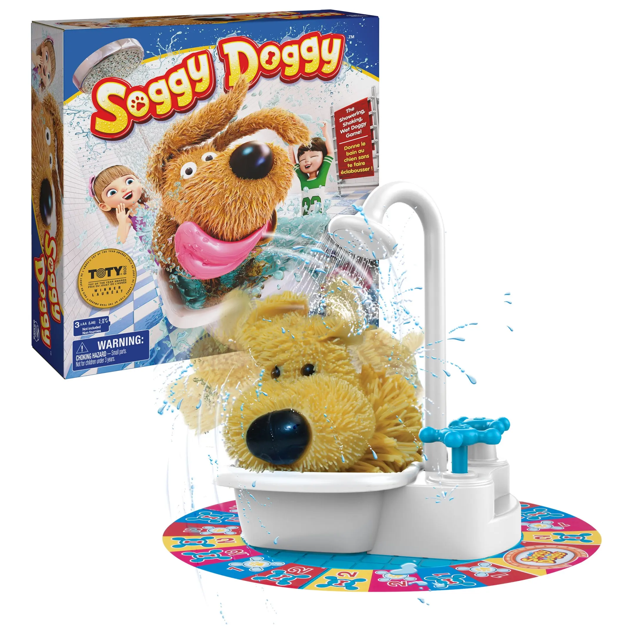 Soggy Doggy, Award-Winning Board Game , for Kids Ages 4 and up