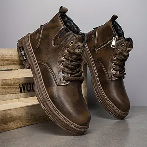 2024 Trendy Men's Boots - Versatile Retro Style, Waterproof & Durable, Perfect for Hiking & Outdoor Activities