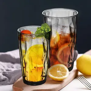 Stylish Diamond Textured Drinking Glasses