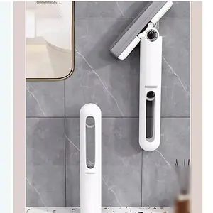 Mini Desktop Mop with Handle Household Hands-Free Cleaning Rotatable for Bathrooms & Kitchens for Small Spaces