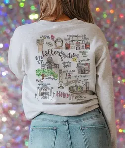 [Sale off up to 50%] Aggie Sweater - Crewneck Unisex Sweatshirt - Texas A&M - Reville - Aggieland - College Game Day - Vintage - Aggie Shirt - Ash Gray