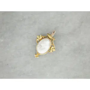 Art Nouveau Cameo Lavalier Pendant