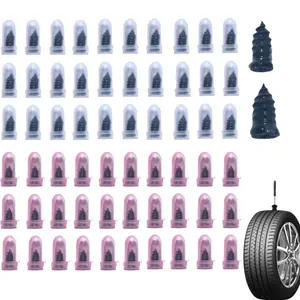 60 PCS Tire Repair Rubber Nails Kit with 2 Sizes for Car/Motorcycle/Truck/Tractor, Fast Self-service Screw Rubber Nail Vacuum Tire Puncture Repair Tool
