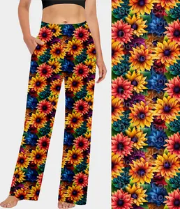 Colorful Sunflower Lounge Pants (ready to ship)