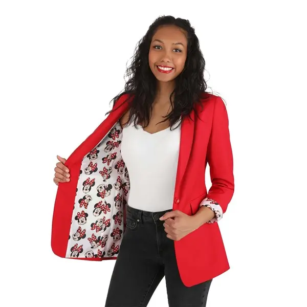 Disney Minnie Mouse Women's Blazer (© Disney), Polyester, Sleeve