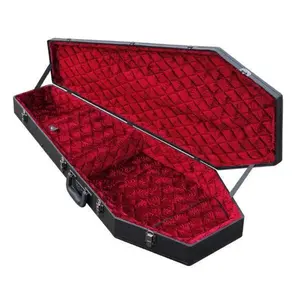 Coffin Case G185R Electric Guitar Case Red Velvet Interior