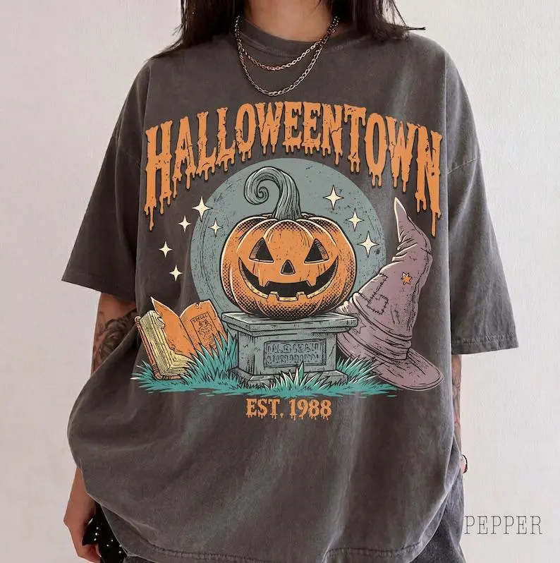 Comfort Colors, Halloweentown t shirt, Halloweentown University t-shirt, Gifts for Halloween, Halloweentown 1998, Halloween t-shirt