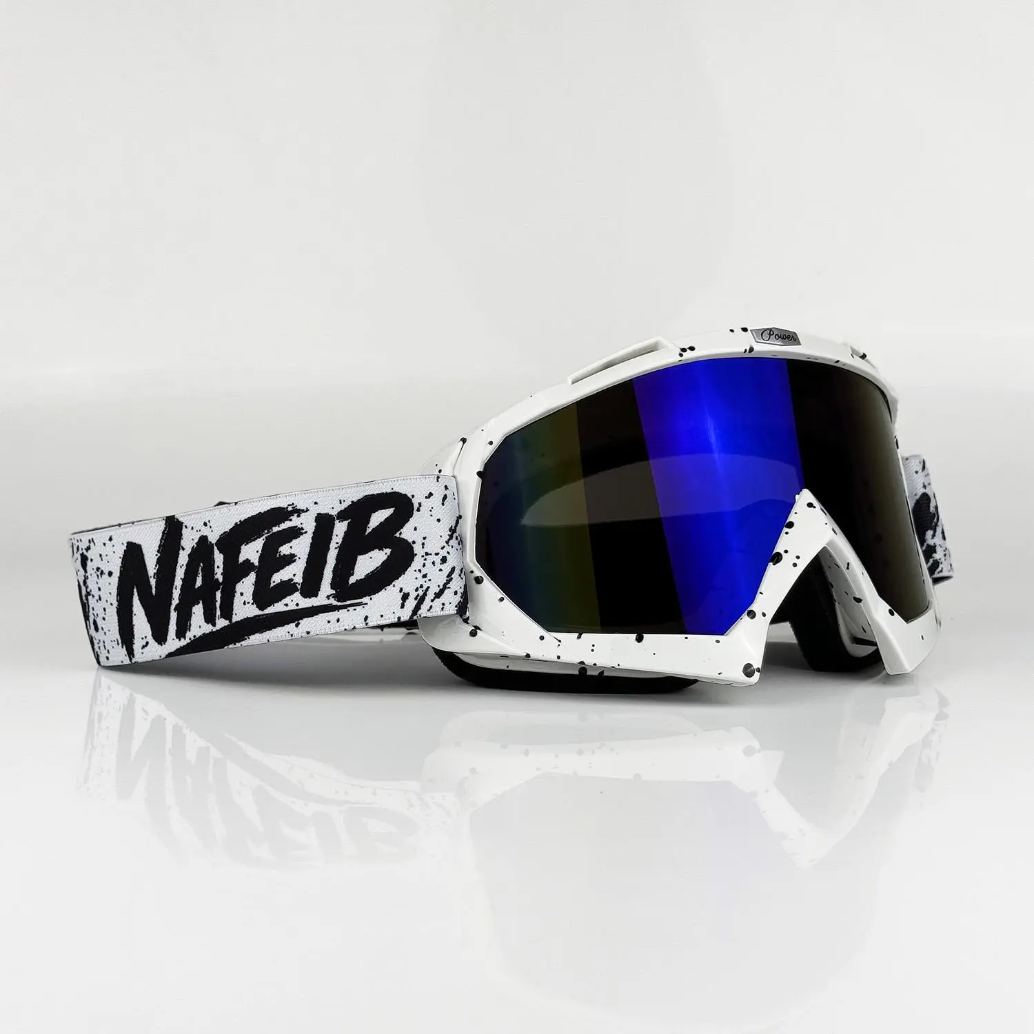 Motorcycle Riding Goggles - Motocross, Off Road, Biker Style, Dual Sport Compatible, Adjustable Elastic Strap, Replaceable Lenses, Essential Protective Gear for Outdoor Motorcycle Activities, Motocross Goggles, Off Road Goggles Dirtbike Gear