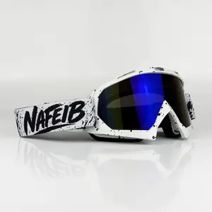 Motorcycle Riding Goggles with Adjustable Elastic Strap and Replaceable Lenses Perfect Protective Gear for Outdoor Activities Cycling Skiing Climbing Essential Motorcycle Accessories
