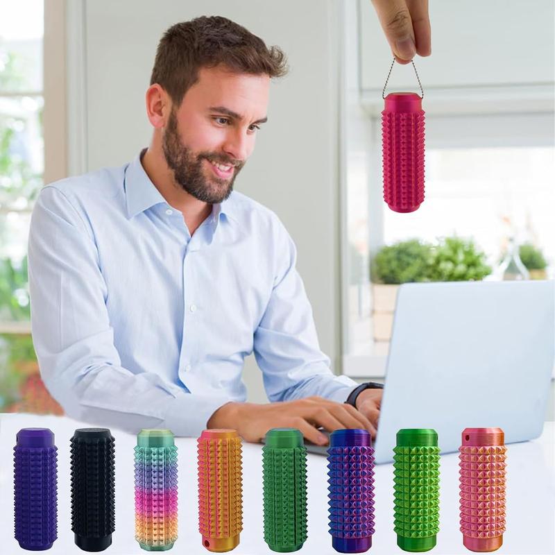 2025 NEW !Little Ouchies Fidget, Pocket Mini Fidget Toy for Adults, Pain Stim Fidget, 3D Printed Venting Key Pendant, 1pcs Spiky Grippie Stim Keychain for Anxiety Relief Positive, Novelty Gifts for Friends