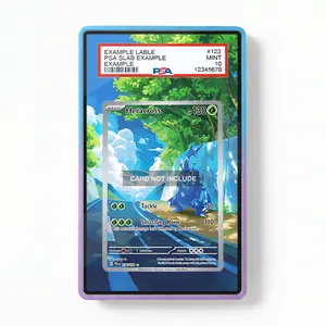 Heracross 194-193 IR AR Paldea Evolved Graded Display Case, Extended Art, Extended Display Case, Extended Art Case PSA Graded Guard Case / Magnetic Case / Screws Case (CARD NOT INCLUDED)
