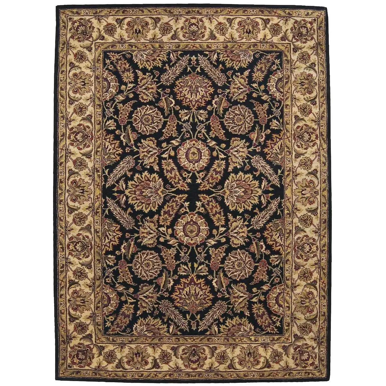 Nourison Home Jaipur JA15 Black Traditional Tufted Rug