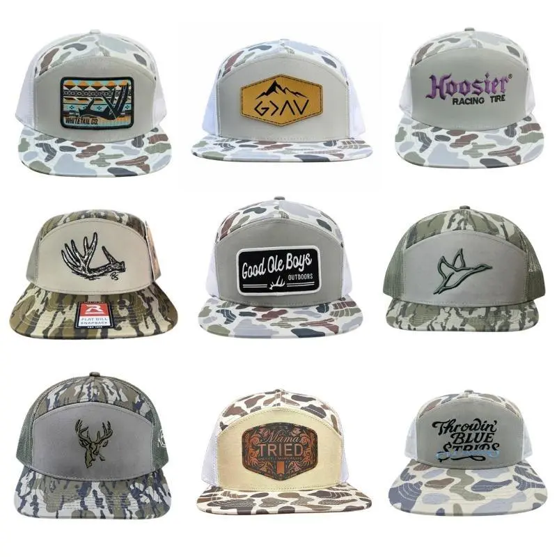 Full Limited Camo Trucker Hats Collection | Premium Mesh Snapback Caps | Outdoor Hunting & Western Lifestyle